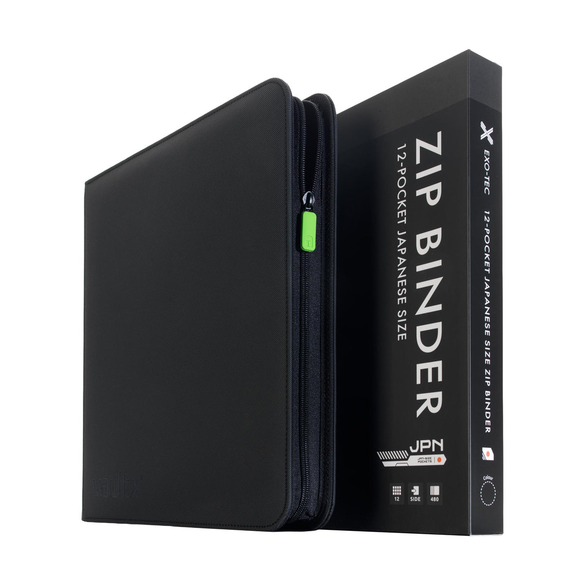 12-Pocket Exo-Tec® Japanese Size Zip Binder