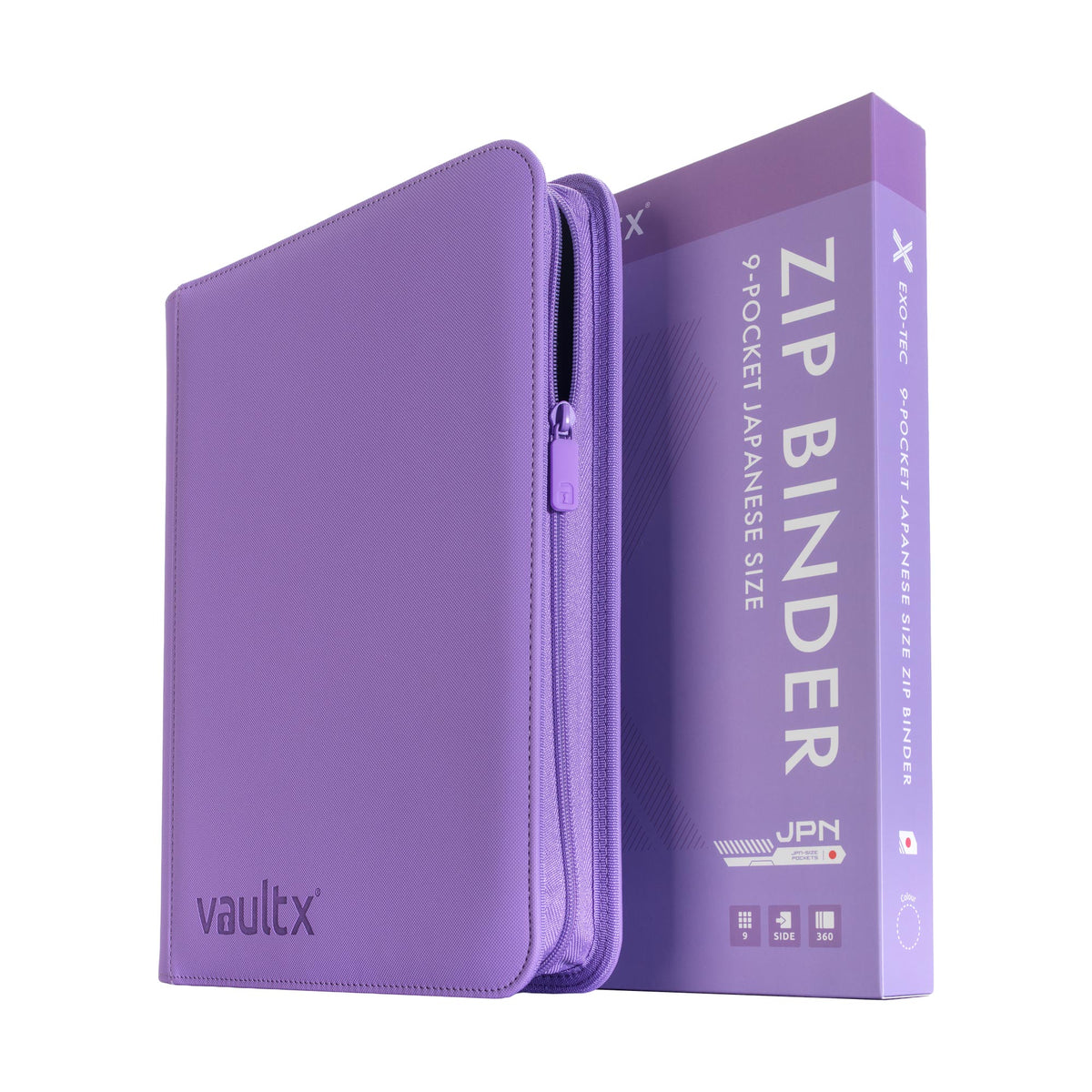 9-Pocket Exo-Tec® Japanese Size Zip Binder