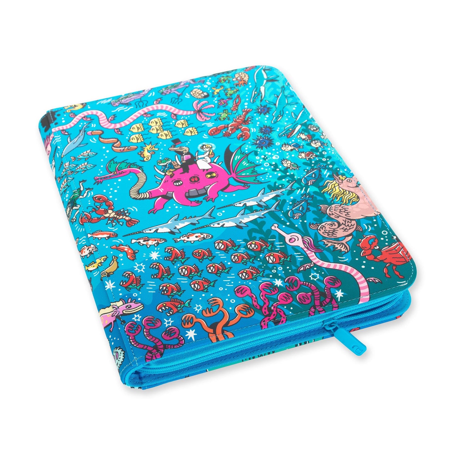 9-Pocket Exo-Tec® Zip Binder Water: Osare