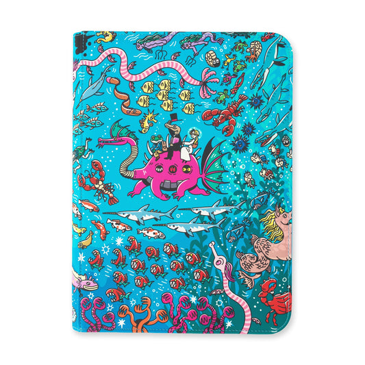 9-Pocket Exo-Tec® Zip Binder Water: Osare