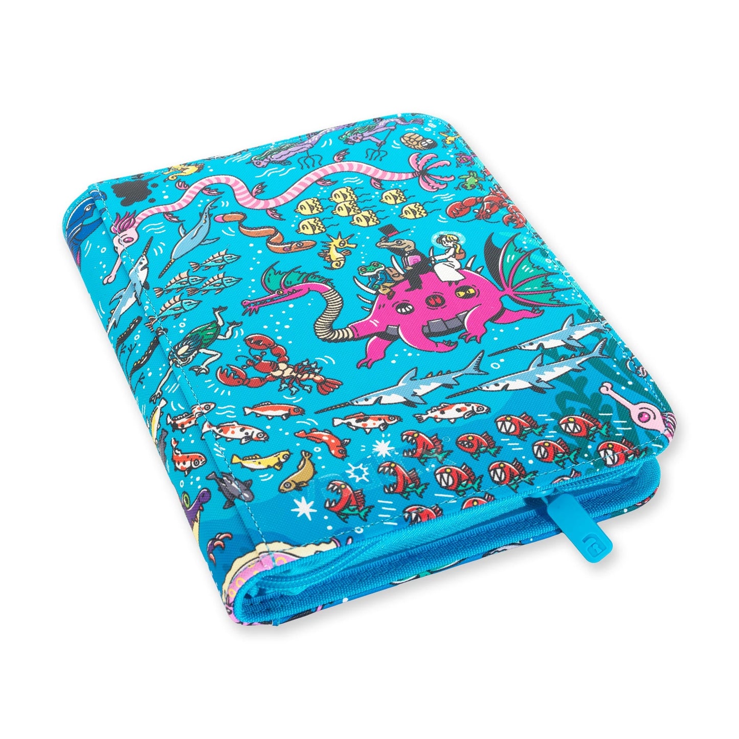 4-Pocket Exo-Tec® Zip Binder Water: Osare