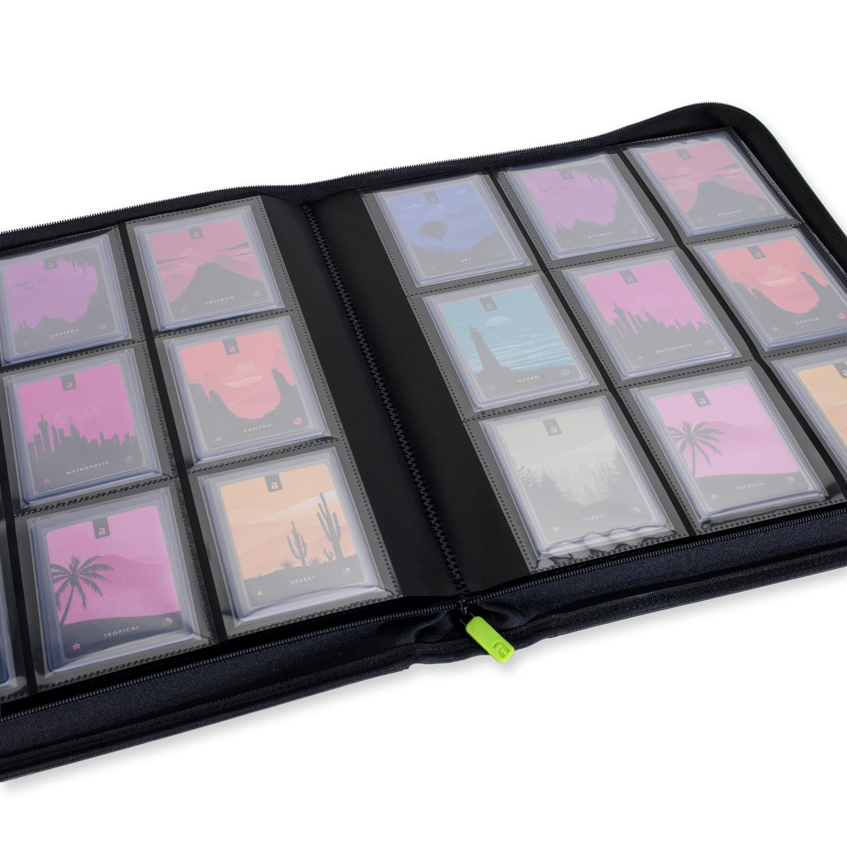 9-Pocket Exo-Tec® Toploader Compatible Zip Binder