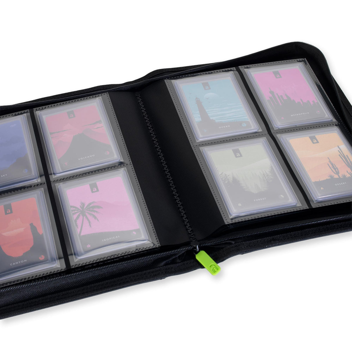 4-Pocket Exo-Tec® Toploader Compatible Zip Binder