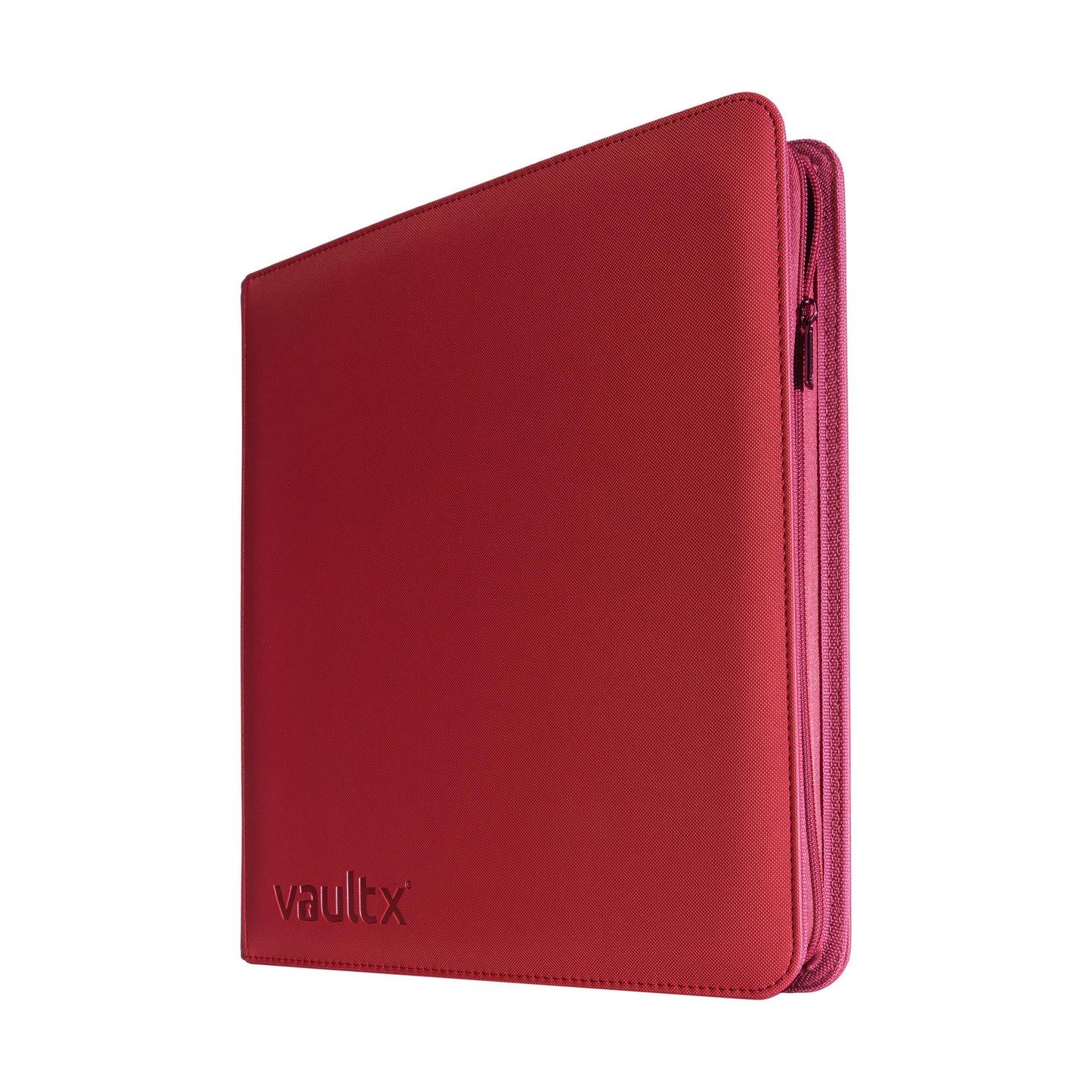12-Pocket Exo-Tec® Zip Binder Metallic Red