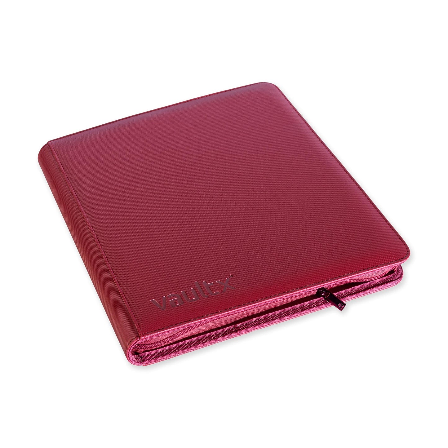 12-Pocket Exo-Tec® Zip Binder Metallic Red