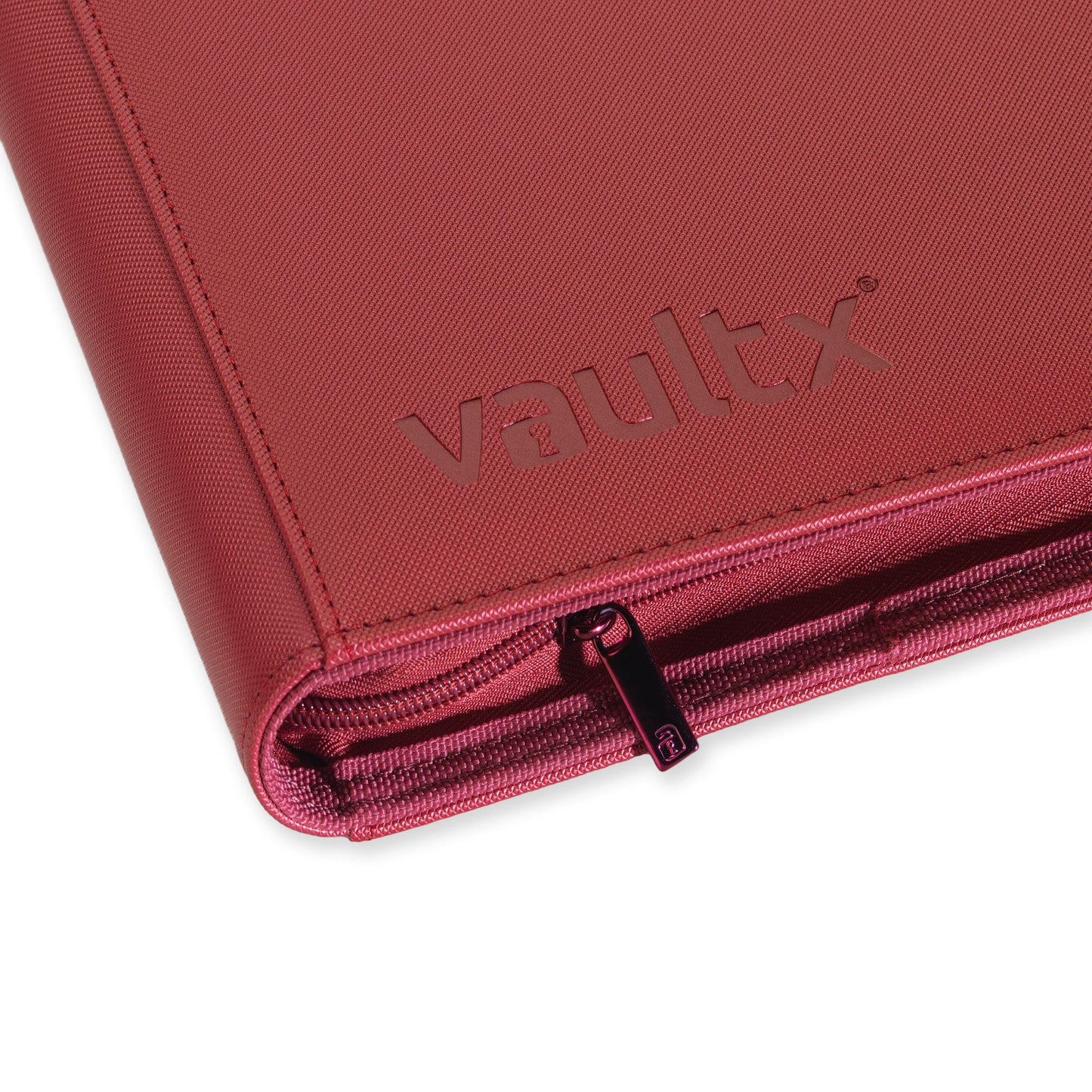 12-Pocket Exo-Tec® Zip Binder Metallic Red