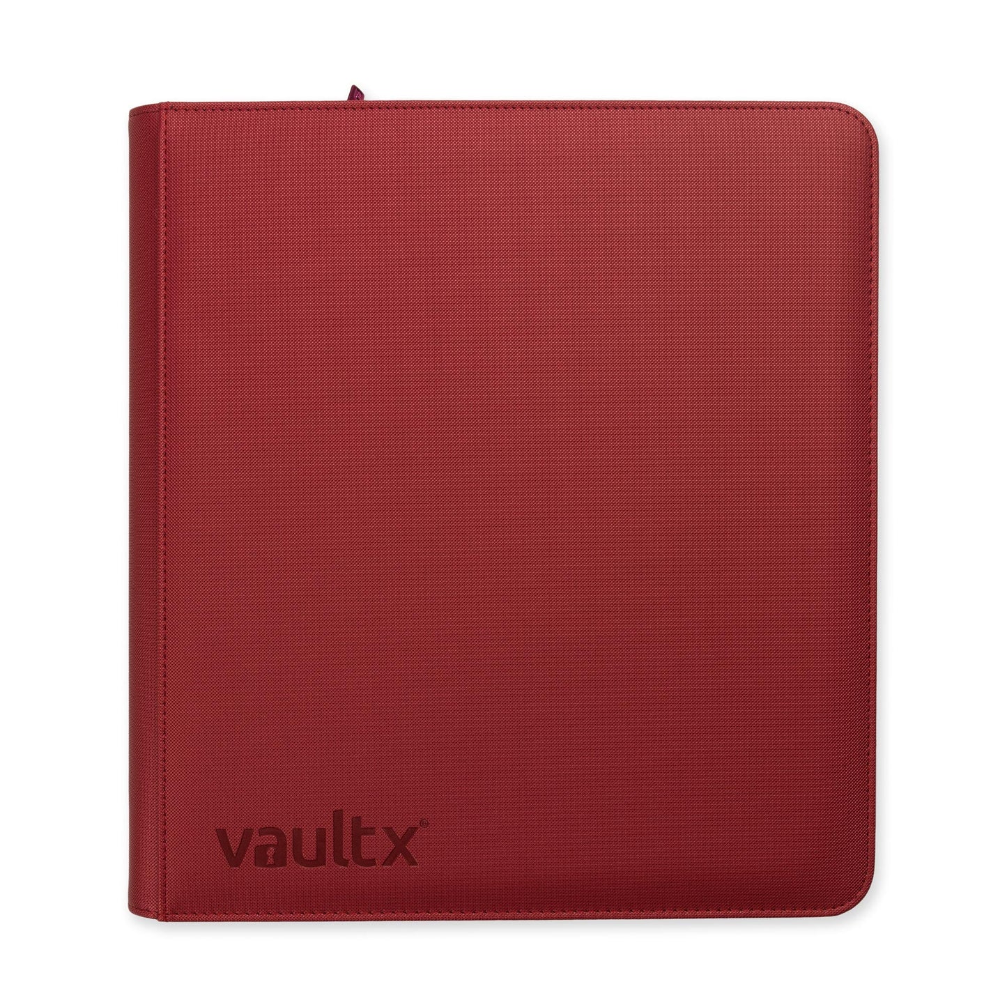12-Pocket Exo-Tec® Zip Binder Metallic Red
