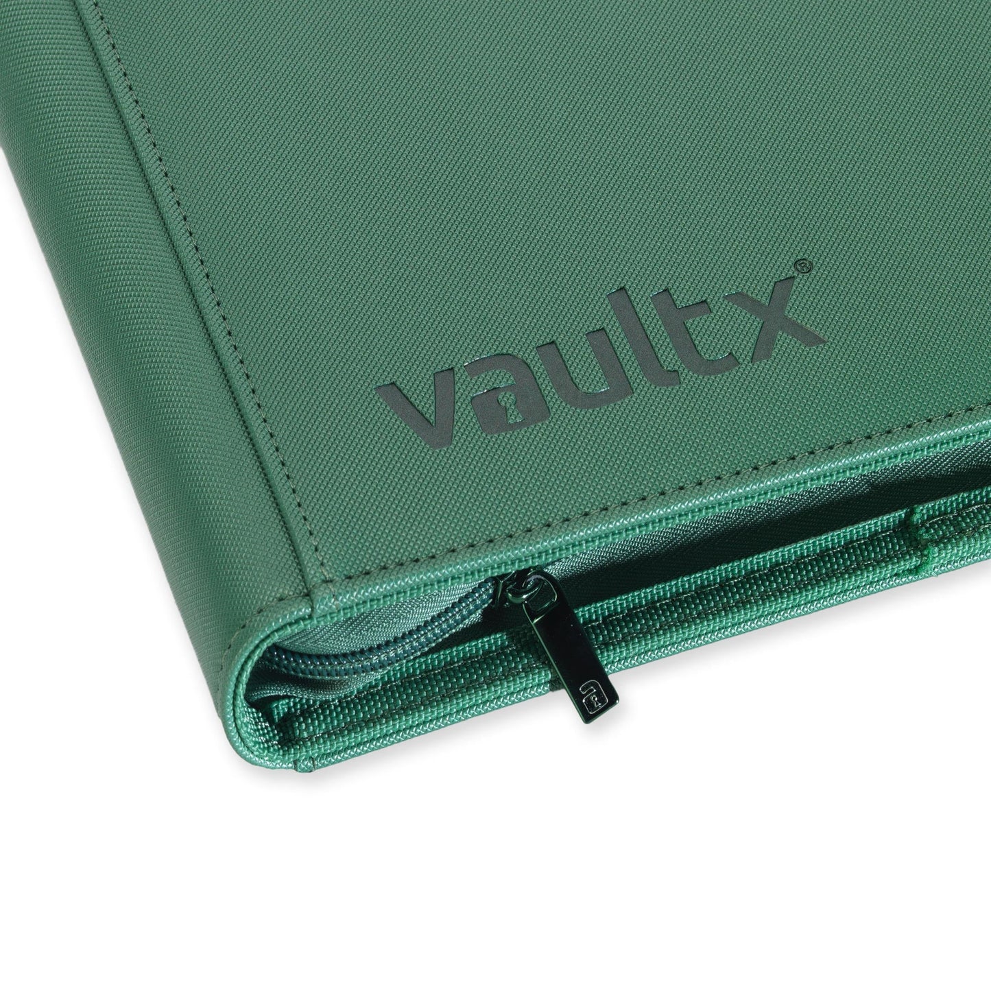 12-Pocket Exo-Tec Zip Binder Metallic Green