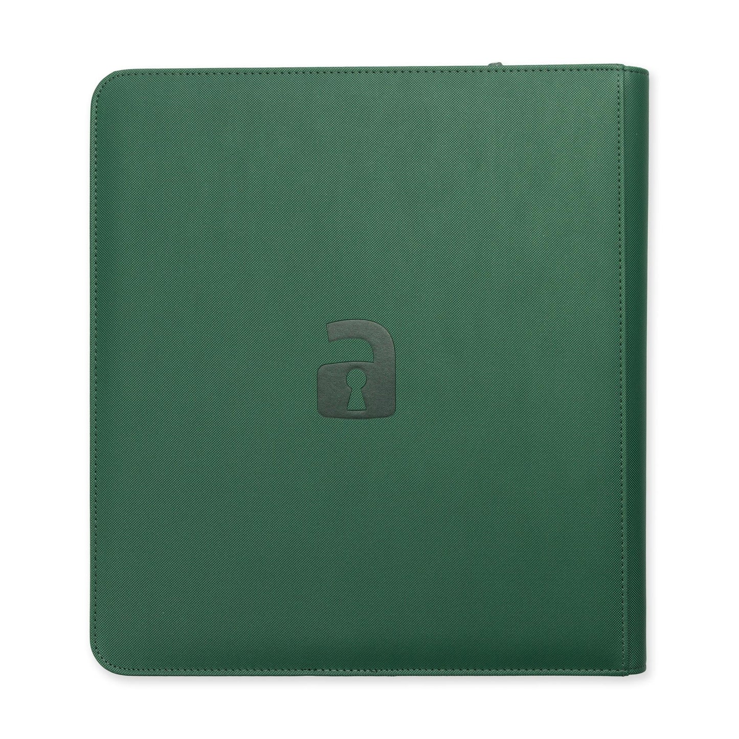 12-Pocket Exo-Tec Zip Binder Metallic Green