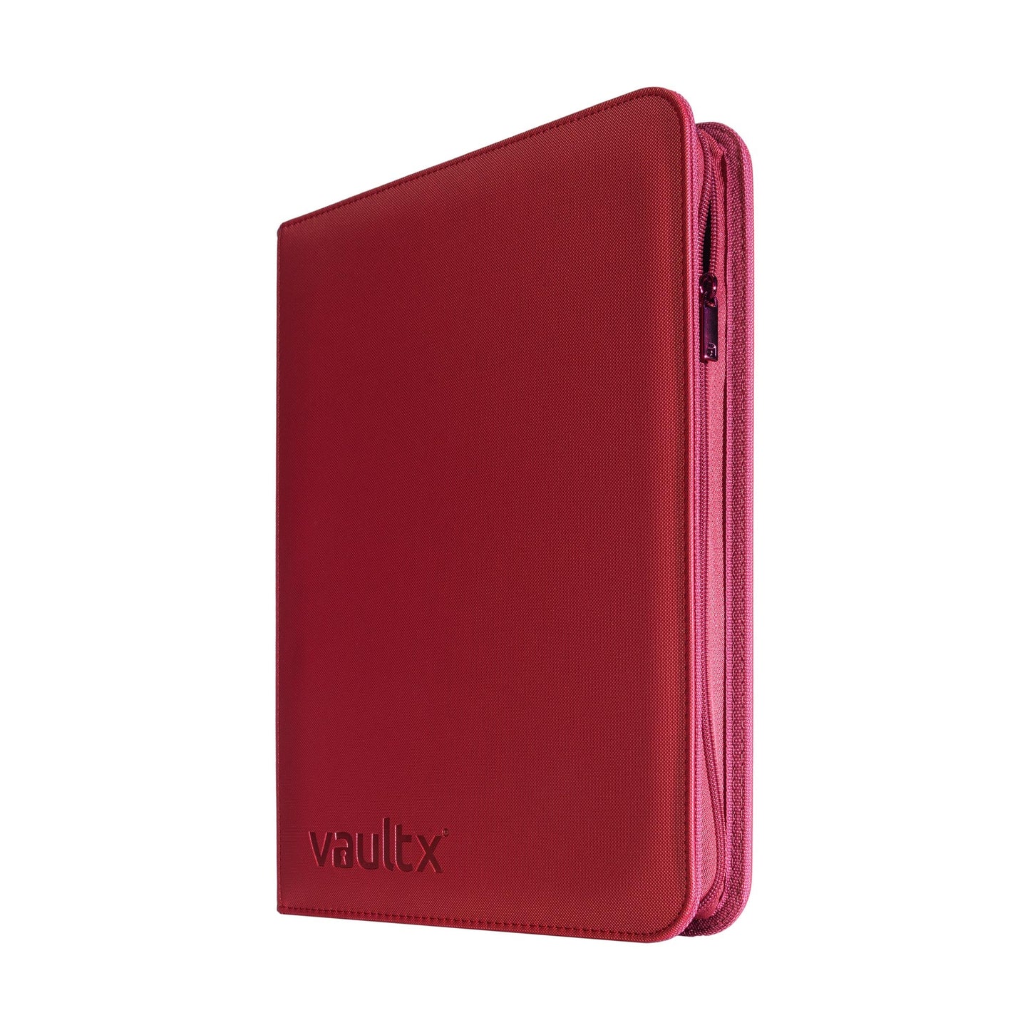9-Pocket Exo-Tec® Zip Binder Metallic Red
