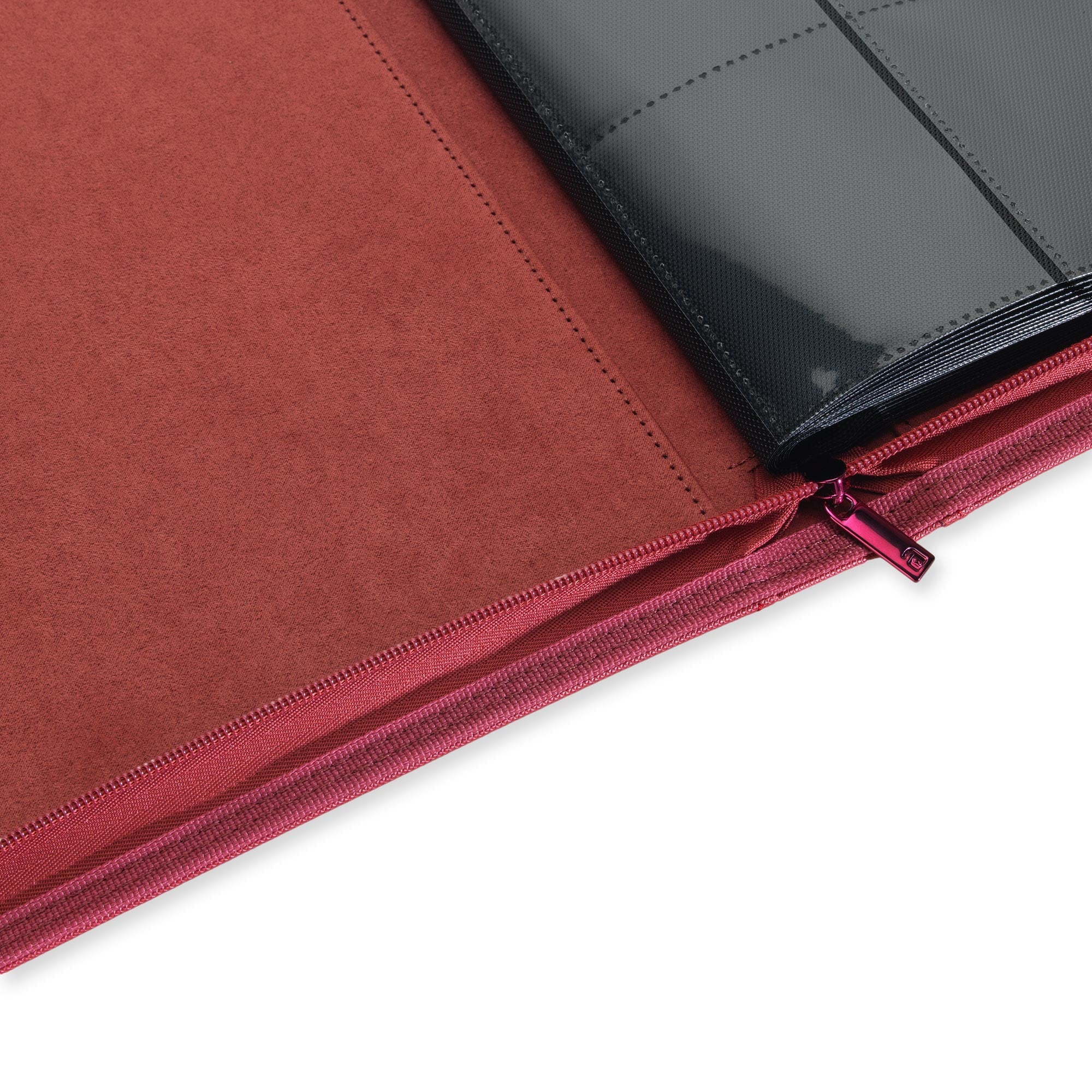 9-Pocket Exo-Tec® Zip Binder Metallic Red – Vault X US
