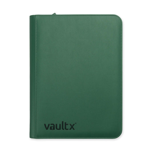 9-Pocket Exo-Tec® Zip Binder Metallic Green