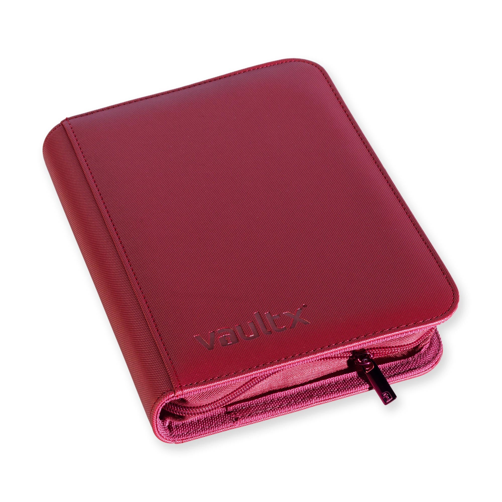 4-Pocket Exo-Tec® Zip Binder Metallic Red – Vault X US