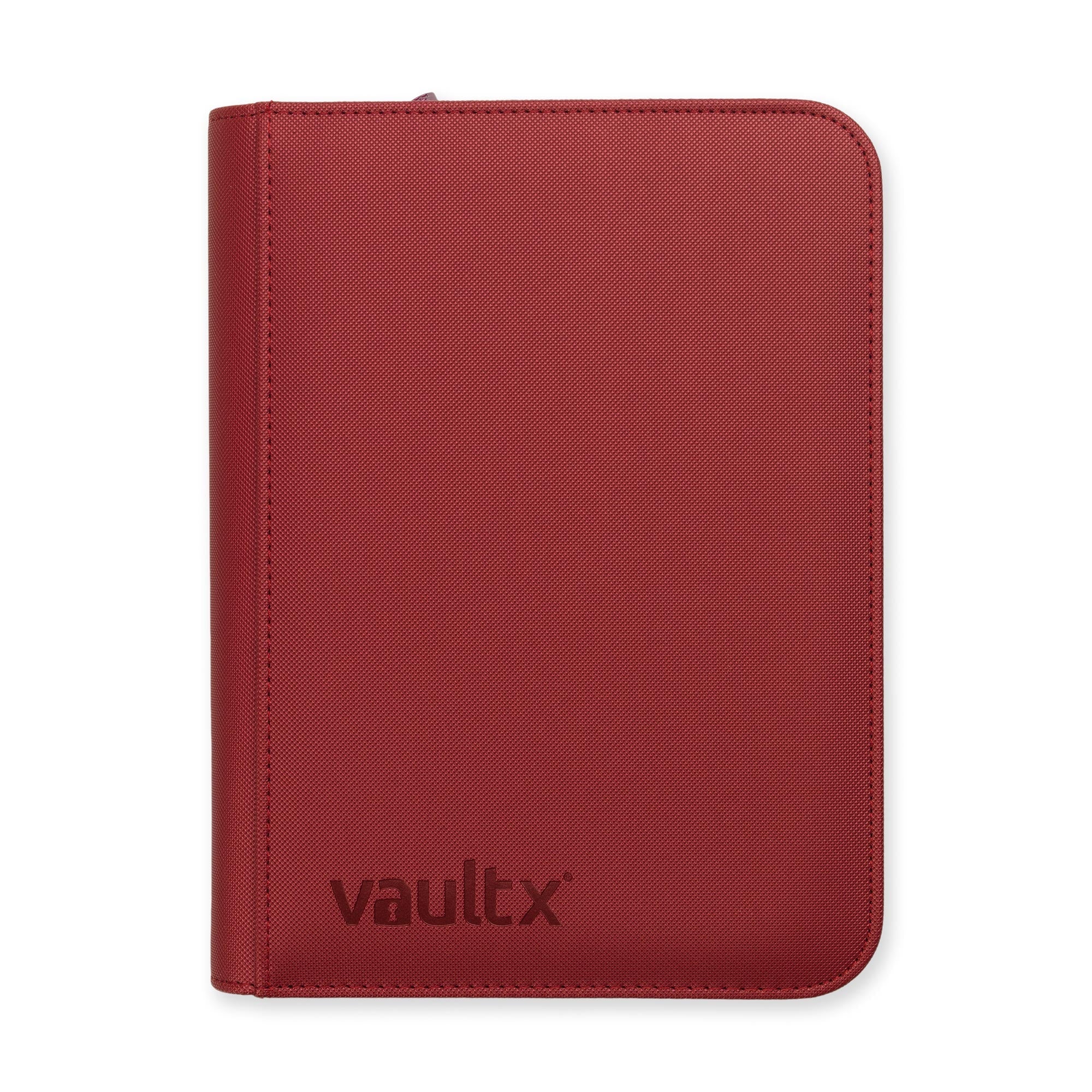 4-Pocket Exo-Tec® Zip Binder Metallic Red – Vault X US