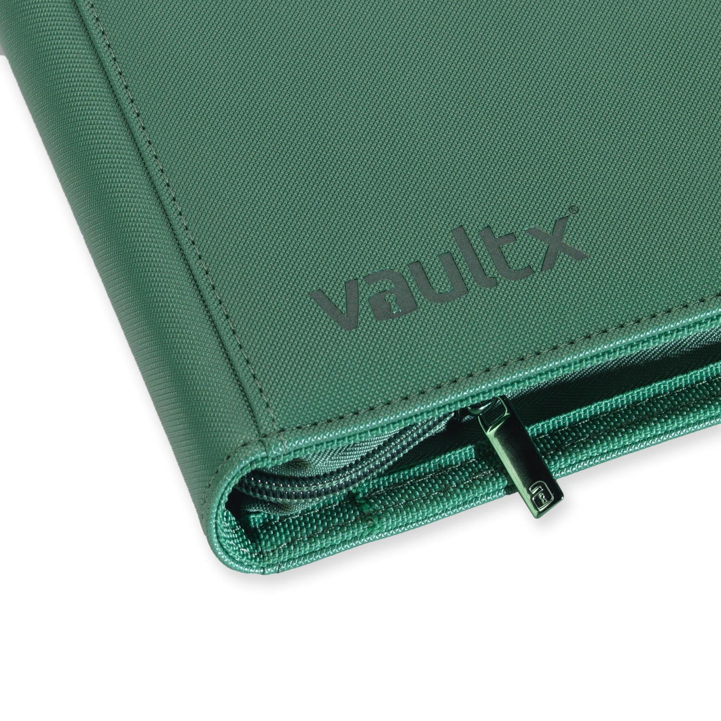 4-Pocket Exo-Tec® Zip Binder Metallic Green