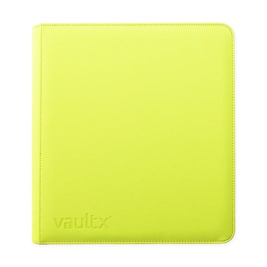 12-Pocket Exo-Tec® Zip Binder Neon Yellow