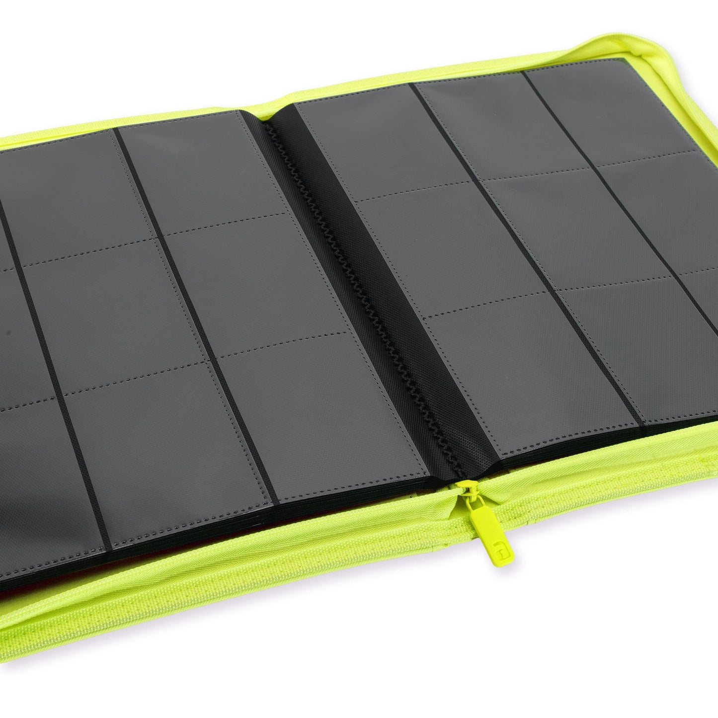 9-Pocket Exo-Tec® Zip Binder Neon Yellow