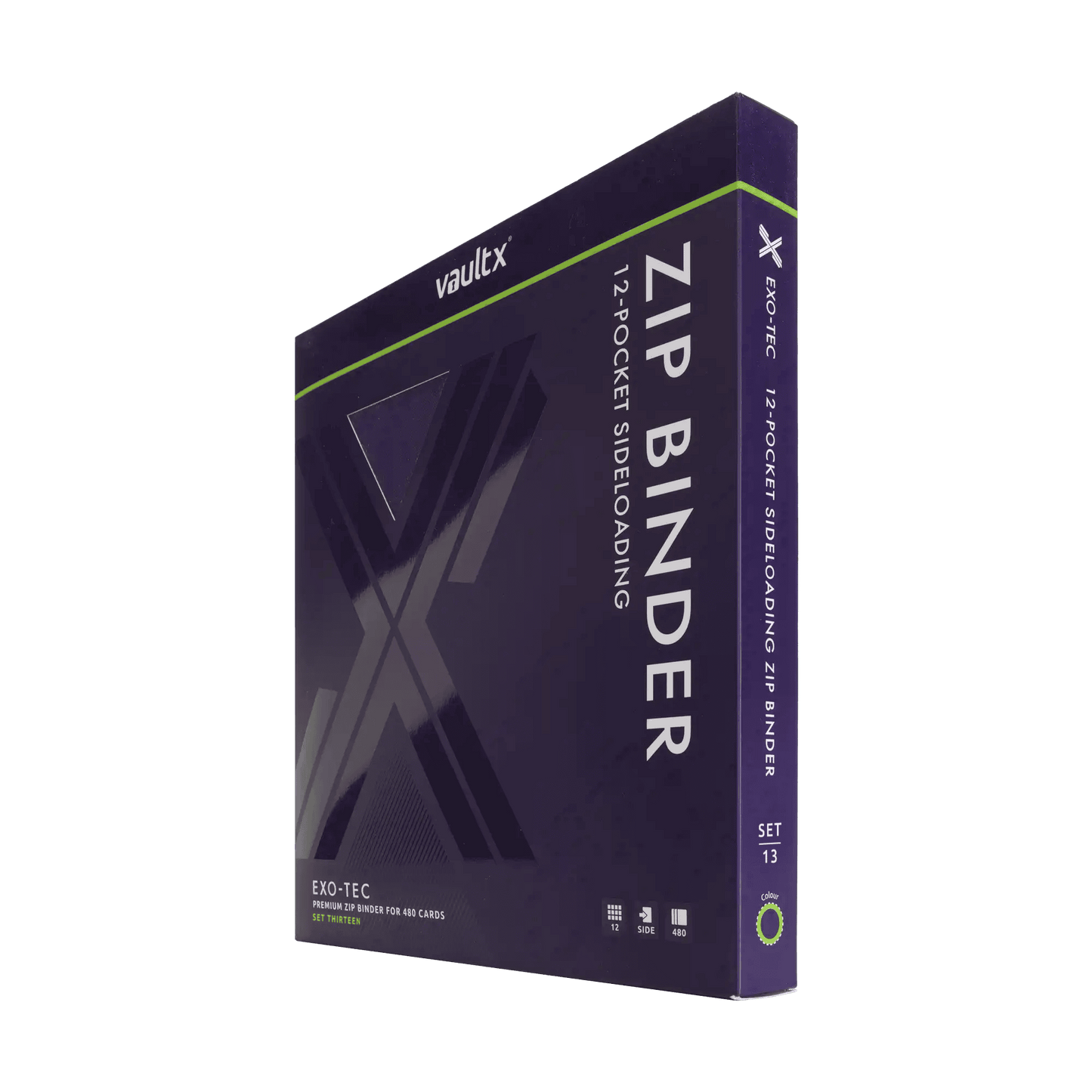 12-Pocket Exo-Tec® Zip Binder SET13
