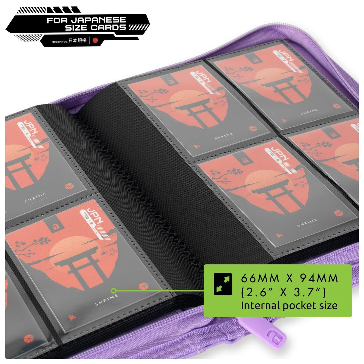 4-Pocket Exo-Tec® Japanese Size Zip Binder