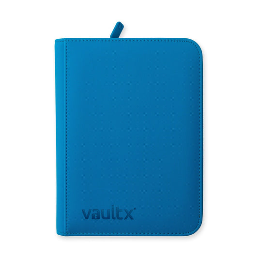 4-Pocket Exo-Tec® Zip Binder Neon Blue