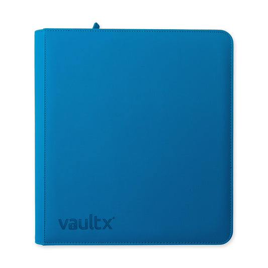 12-Pocket Exo-Tec® Zip Binder Neon Blue