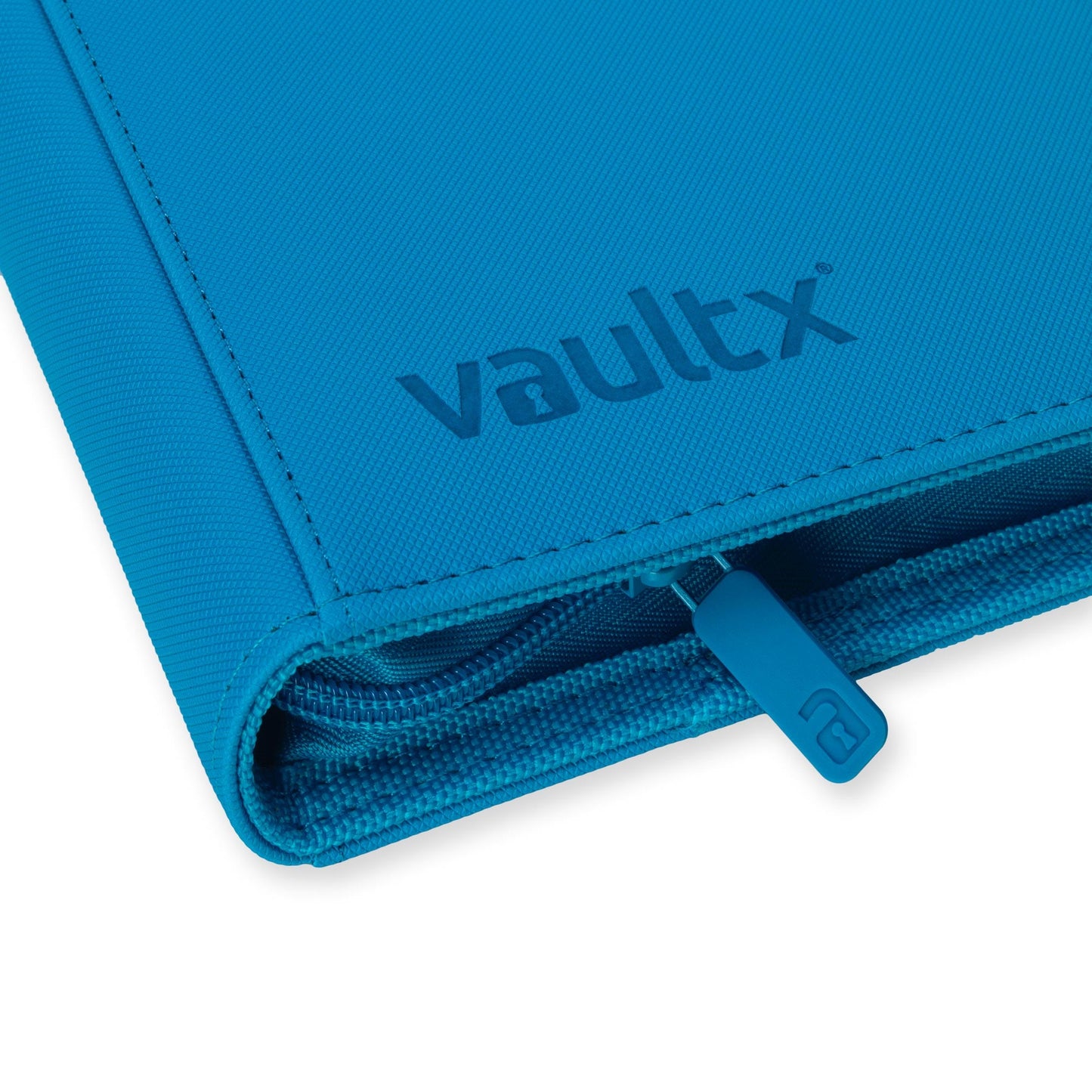 4-Pocket Exo-Tec® Zip Binder Neon Blue