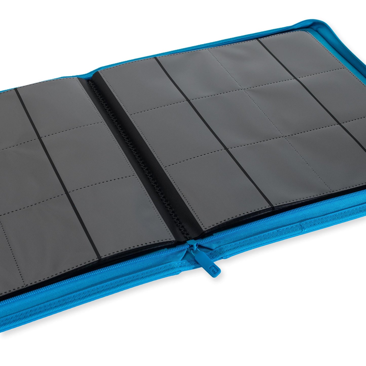 12-Pocket Exo-Tec® Zip Binder Neon Blue