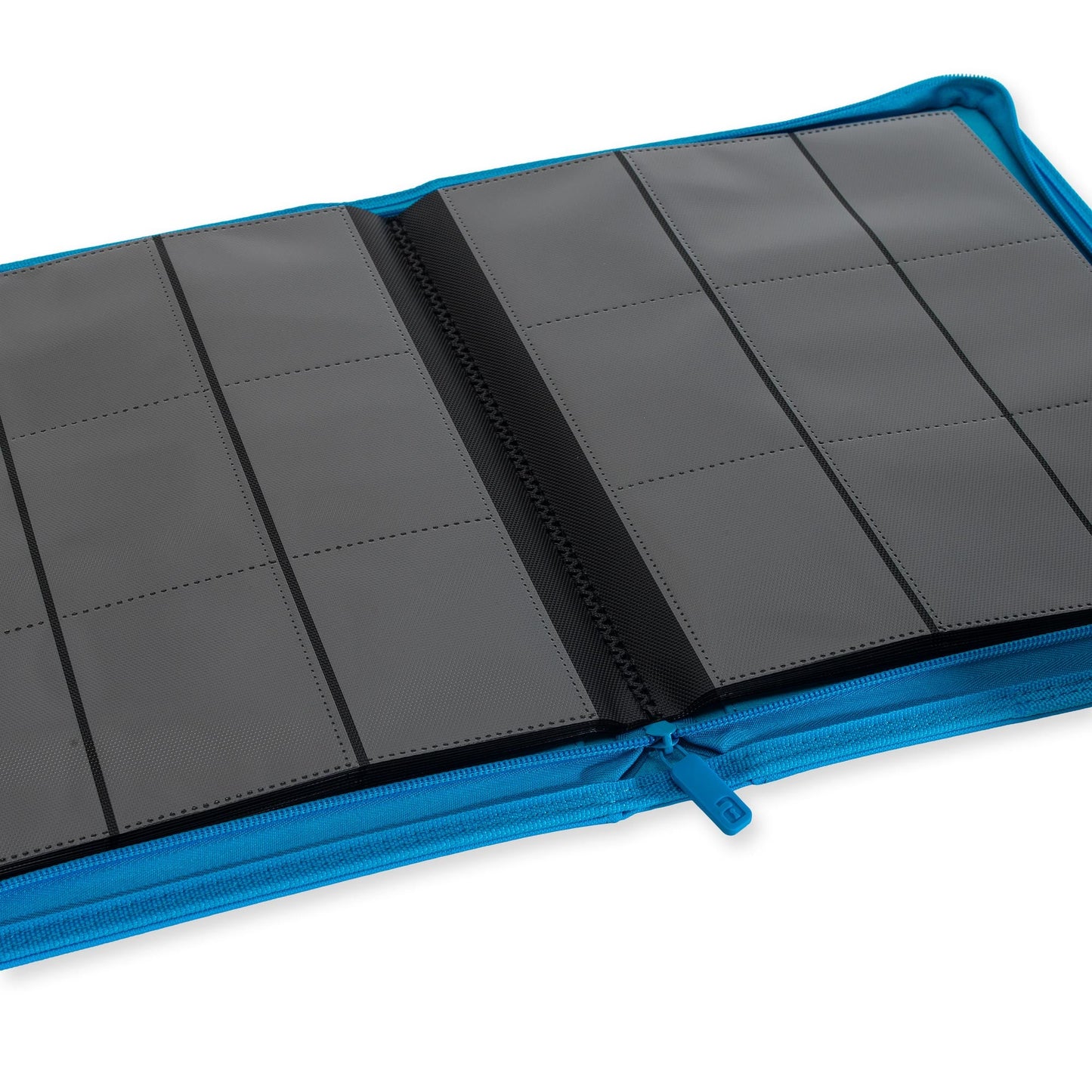 9-Pocket Exo-Tec® Zip Binder Neon Blue