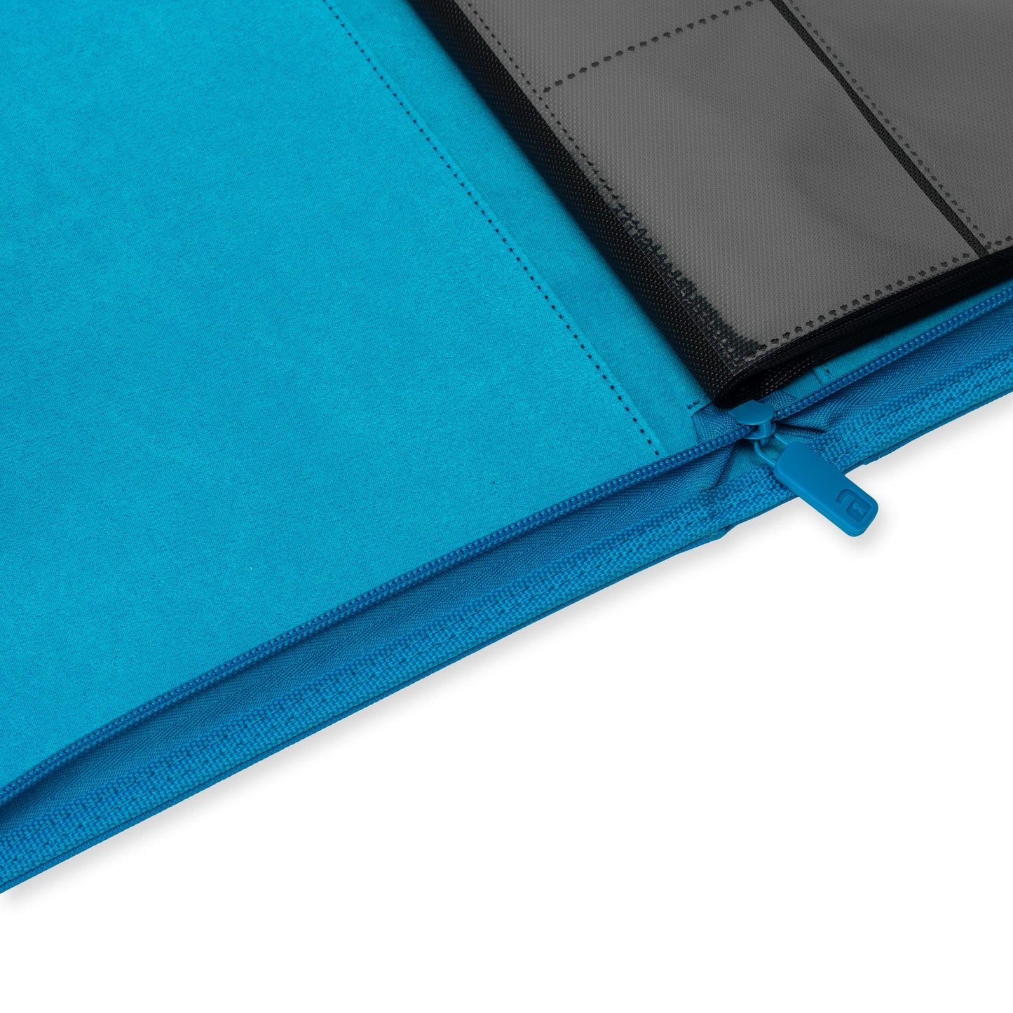 9-Pocket Exo-Tec® Zip Binder Neon Blue