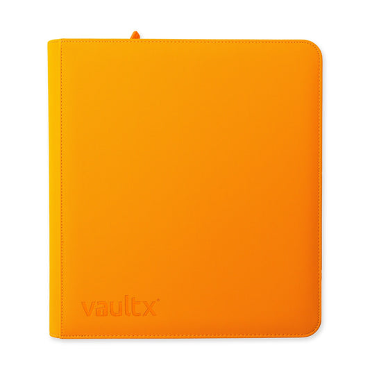 12-Pocket Exo-Tec® Zip Binder Neon Orange