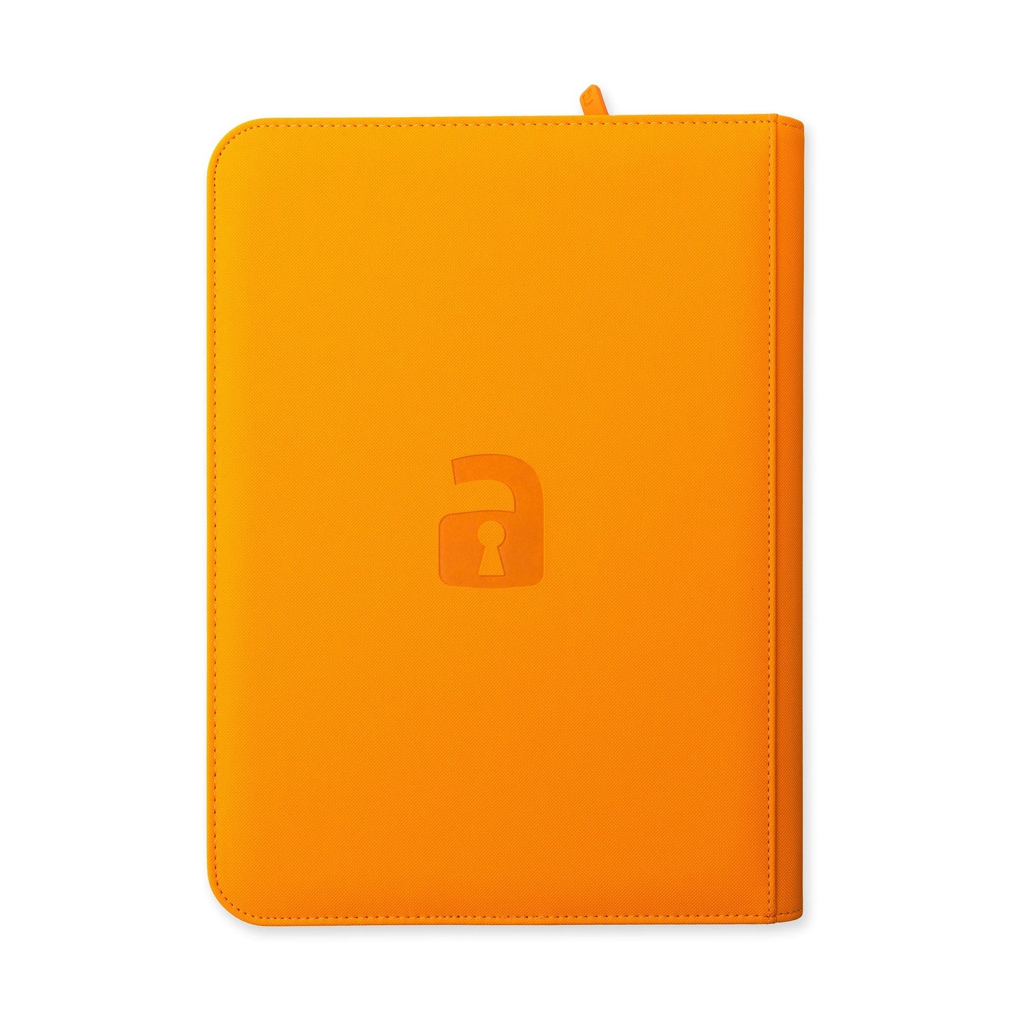9-Pocket Exo-Tec® Zip Binder Neon Orange