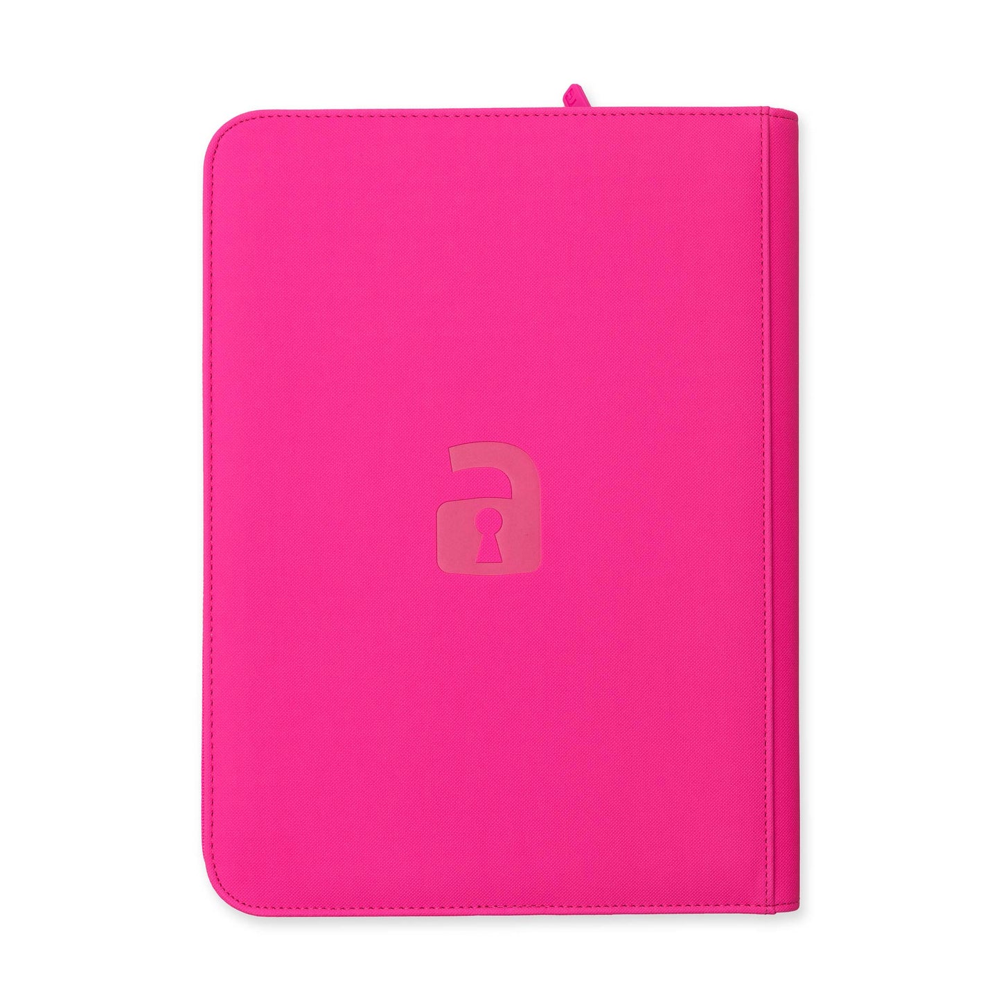 9-Pocket Exo-Tec® Zip Binder Neon Pink