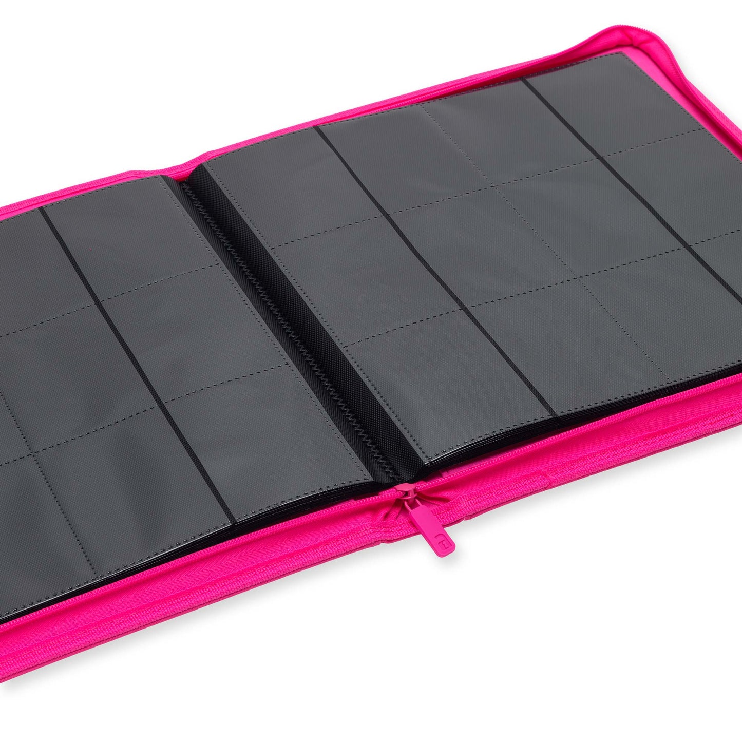 12-Pocket Exo-Tec® Zip Binder Neon Pink