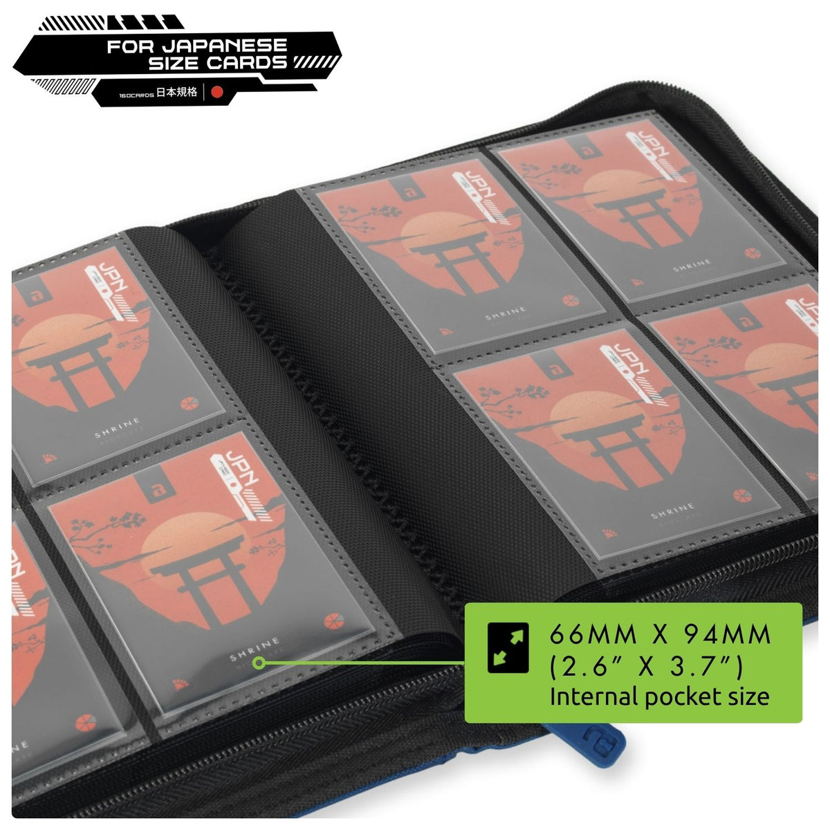4-Pocket Exo-Tec® Japanese Size Zip Binder