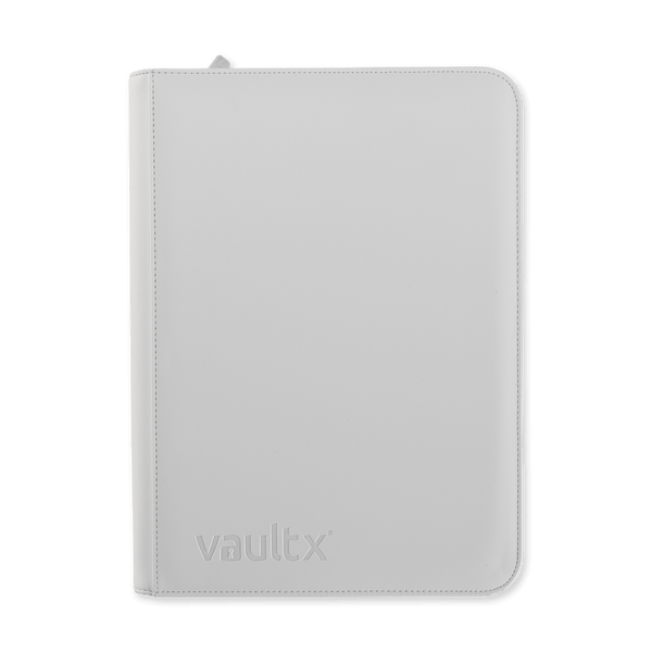 9-Pocket Exo-Tec® Zip Binder White Edition – Vault X US