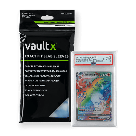 Vault X Exact Fit Trading Card Sleeves - High Clarity Perfect Fit Inner  Sleeves to Protect and Preserve Board Game, Collectible and Trading Card  Games
