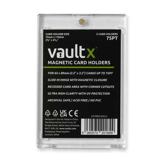 Vault X Exact Fit Trading Card Sleeves - High Clarity Perfect Fit Inner  Sleeves to Protect and Preserve Board Game, Collectible and Trading Card  Games (200 Pack) : Toys & Games 